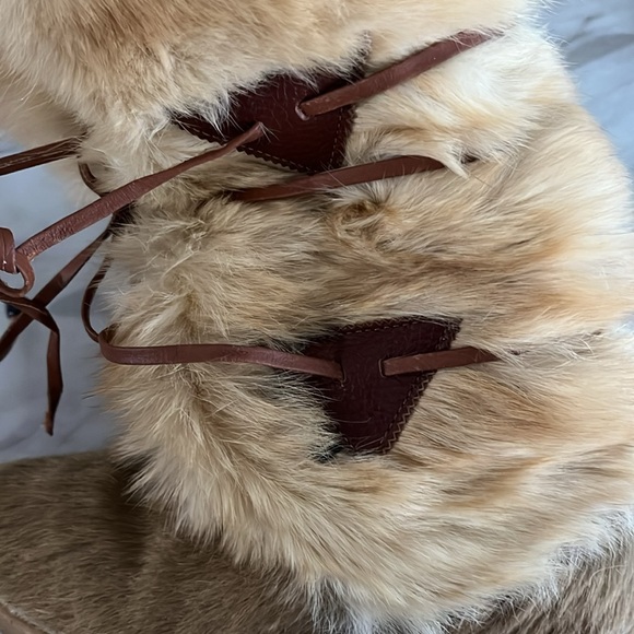 Oscar Sport Boots Cozy Faux Fur Winter Boots - Tan size 40 - Picture 6 of 8